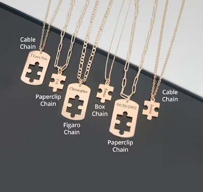 Matching necklaces for couples, Two Necklaces Se