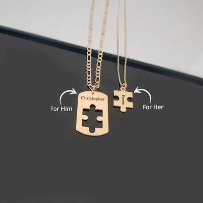 Matching necklaces for couples, Two Necklaces Se