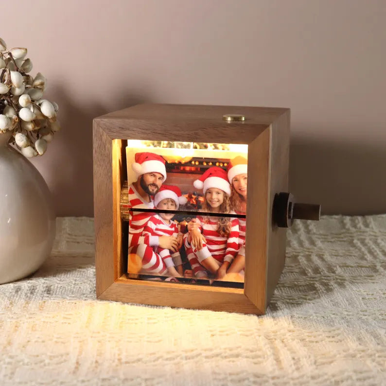 Custom Flipbook Photo Box with Light