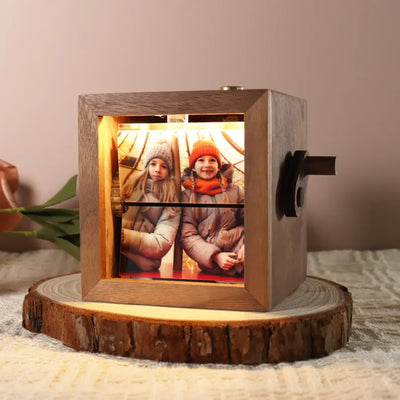 Custom Flipbook Photo Box with Light