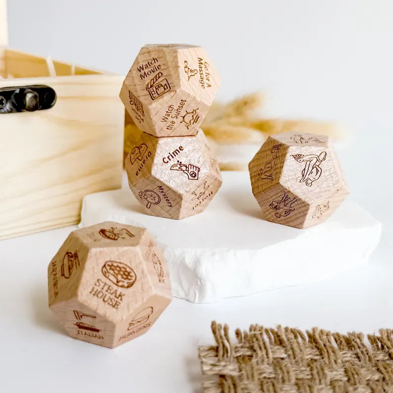 Personalized Date Night Dice